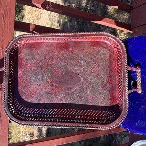 Maroon Bronze Tray